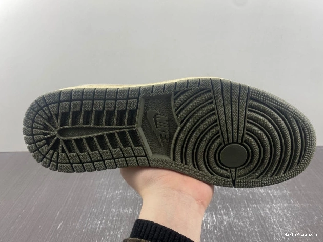 MaikeSneakers SP LOW X JORDAN AIR OG 'BLACK DM7866-002 OLIVE' TRAVIS SCOTT 1 0725